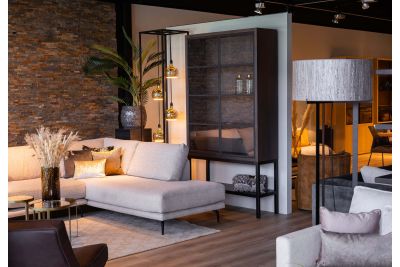 Design Dune Glaskast met taats deuren