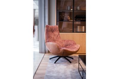 Fauteuil Globe 
Draaivoet zwart