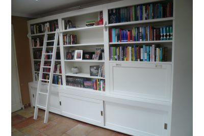 Op maat gemaakte strakke bibliotheekkast