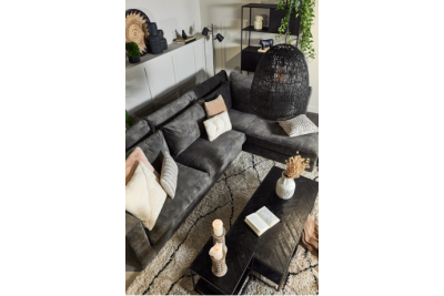 Coffe Table Visgraat black 