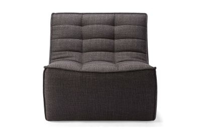 ETHNICRAFT N701 SOFA-1 SEATER-DARK GREY 80x91x76