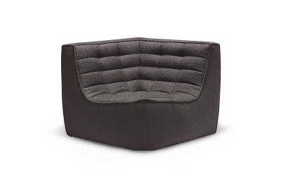 ETHNICRAFT N701 SOFA-CORNER-DARK GREY 91x91x76