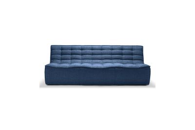 ETHNICRAFT N701 SOFA-3 SEATER-BLUE 210x91x76