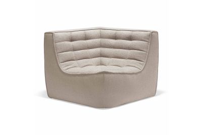 ETHNICRAFT N701 SOFA-CORNER-BEIGE 91x91x76