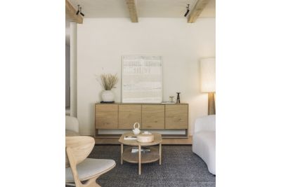 ETHNICRAFT OAK NORDIC SIDEBOARD-4 DOORS 210x45x78 51438