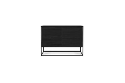 ETHNICRAFT BLACK OAK MONOLIT SIDEBOARD-2 DOORS 110