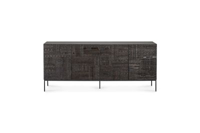 ETHNICRAFT DARK TEAK TABWA SIDEBOARD-4 DOORS 200 