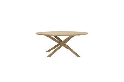 ETHNICRAFT OAK MIKADO OVAL DINING TABLE 267x138x76