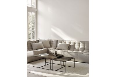 ETHNICRAFT NESTING PENTAGON COFFEE TABLE - WHISKY 53 x 60 x 31 / 80 x 68 x 36 25895