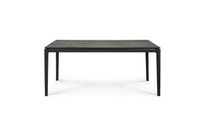 ETHNICRAFT BLACK OAK BOK DINING TABLE 180x90x76