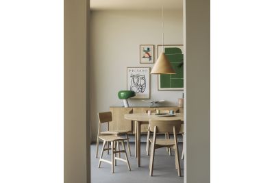 ETHNICRAFT OAK OIL BOK ROND UITSCHUIFTAFEL 129-179x129x76 51527