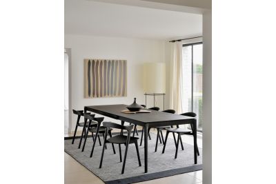 ETHNICRAFT BLACK BOK UITSCHUIFTAFEL 180-280x100x76 51544