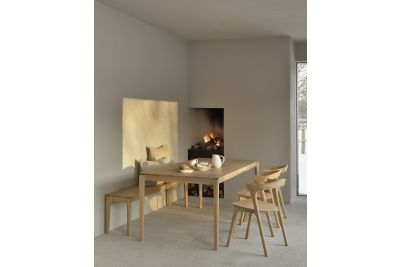 ETHNICRAFT OAK OIL BOK DINING TABLE 160x80x76 51495