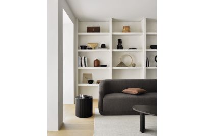 ETHNICRAFT ROLLER MAX ROUND SIDE TABLE 40x40x40