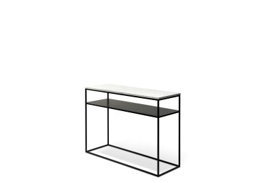 ETHNICRAFT STONE CONSOLE - MARBLE TOP - CARRARA 