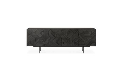 ETHNICRAFT GRAPHIC SIDEBOARD-4 DOORS 224x45x80