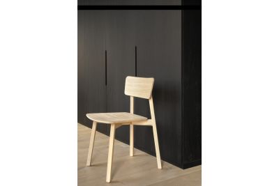 ETHNICRAFT OAK CASALE DINING CHAIR 46x52x79 GEOLIED 50653