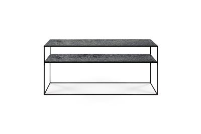 ETHNICRAFT AGED - CHARCOAL SOFA CONSOLE -2 SHELVES