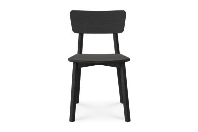 ETHNICRAFT BLACK OAK CASALE DINING CHAIR-GEVERNIST
