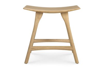 ETHNICRAFT OAK OSSO STOOL 50x33x48