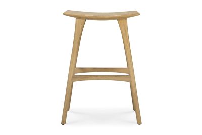 ETHNICRAFT OAK OSSO BAR STOOL 57x33x80