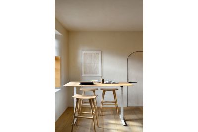 ETHNICRAFT OAK OSSO BAR STOOL 57x33x80