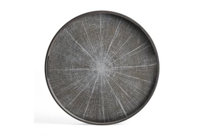 ETHNICRAFT SLICE TRAY - WOOD - WHITE - 48x48x4