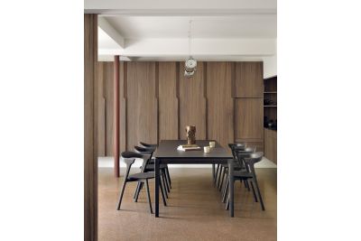 ETHNICRAFT BROWN OAK BOK DINING TABLE 180x90x76 51557