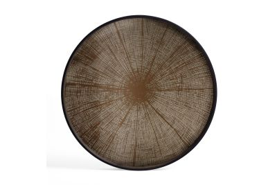 ETHNICRAFT SLICE TRAY - MIRROR - BRONZE -L 61x61x4