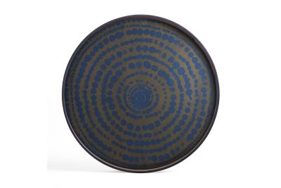 ETHNICRAFT BEADS TRAY- WOOD-  MIDNIGHT- XL 92x92x4