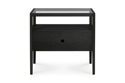 ETHNICRAFT SPINDLE NACHTKASTJE EIKEN 55X35X52