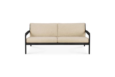 ETHNICRAFT JACK OUTDOOR BANK TEAK ZWART 180X90X73