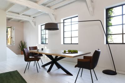 Spicy Zanzibar boomstamrand metalen poot HA
Afwerking HA