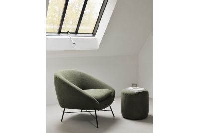 ETHNICRAFT BARROW POEF | PINE GREEN | 40D/40B/40H CM | 20146