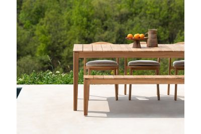 ETHNICRAFT BOK OUTDOOR BANK TEAK | 35D/137B/46H | 10205