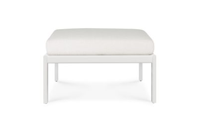 ETHNICRAFT JACK OUTDOOR VOETBANK ALUMINIUM OFF WHI