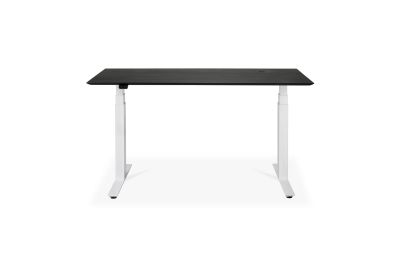 ETHNICRAFT BOK VERSTELBAAR BUREAU ZWART WIT 