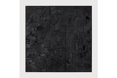 ETHNICRAFT BRICKS WALL ART | BLACK | 60X50 