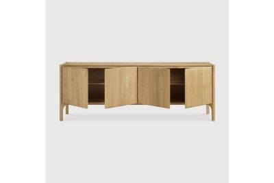 ETHNICRAFT OAK PI SIDEBOARD-4 DOORS 230x45x83