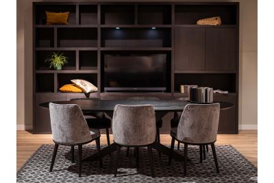 RIVA OVAAL EETTAFEL 3 CM EIKEN MET ECO COATING