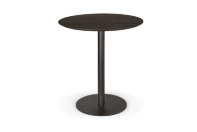 Blend dining table - varnished oak top - brown