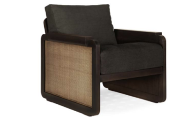 Panel lounge chair - varnished teak