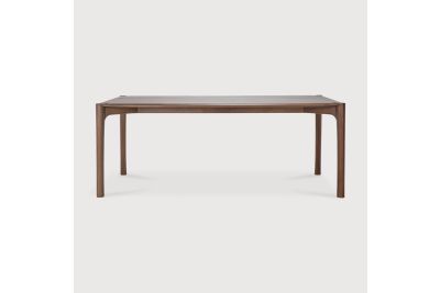 PI DINING TABLE - VARNISHED TEAK - BROWN