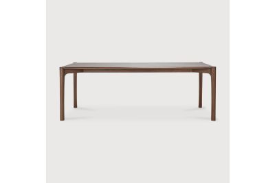 PI DINING TABLE - VARNISHED TEAK - BROWN
