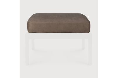 JACK FOOTSTOOL CUSHION - TERRA NUBUCK LEATHER 