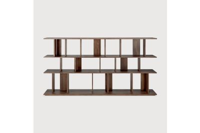 IRREGULAR RACK - VARNISHED TEAK - BROWN 