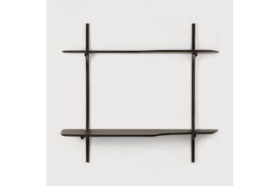 PI WALL MOUNTED DESK - VARNISHED MAHOGANY 