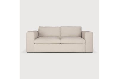 MELLOW SOFA - OFF WHITE ECO FABRIC - 2.5 SEATER 