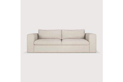 MELLOW SOFA - OFF WHITE ECO FABRIC - 3 SEATER 