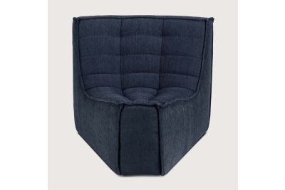 ETHNICRAFT N701 - GRAPHITE ECO FABRIC- 45° ROUND 